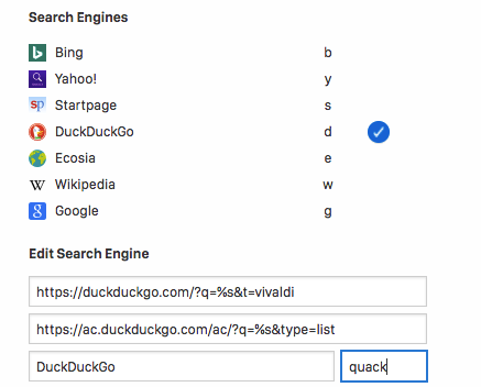 google search engine list