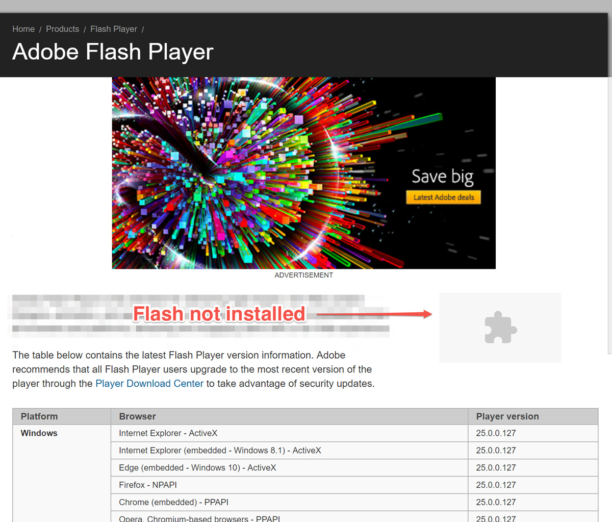 adobe flash player 64 bits para windows 8.1