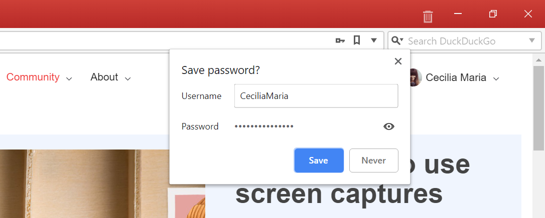 Password Management Vivaldi Browser Help