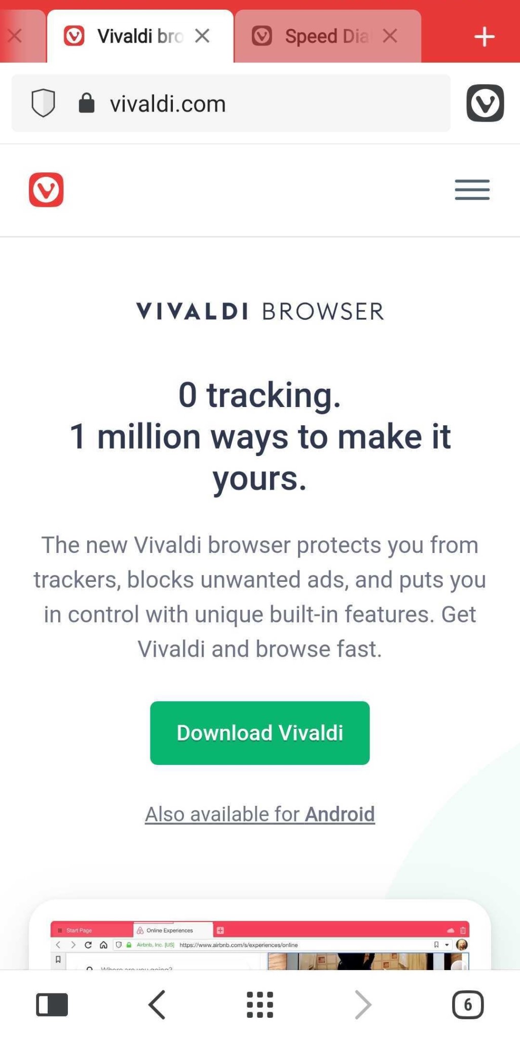 for android download Vivaldi 6.1.3035.84