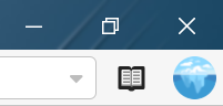 Section of the Address Bar showing the Reading List button.