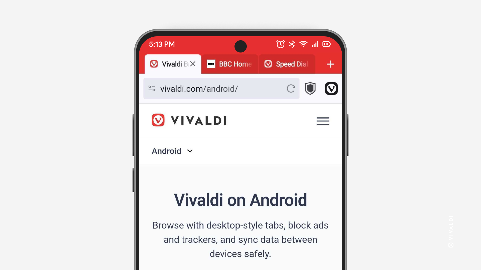 Vivaldi sur Android