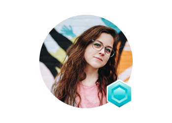 Photo de profil avec un badge de supporter.